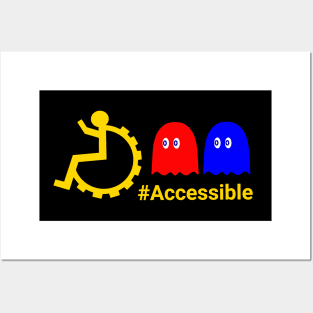 #Accessible Pacman Posters and Art